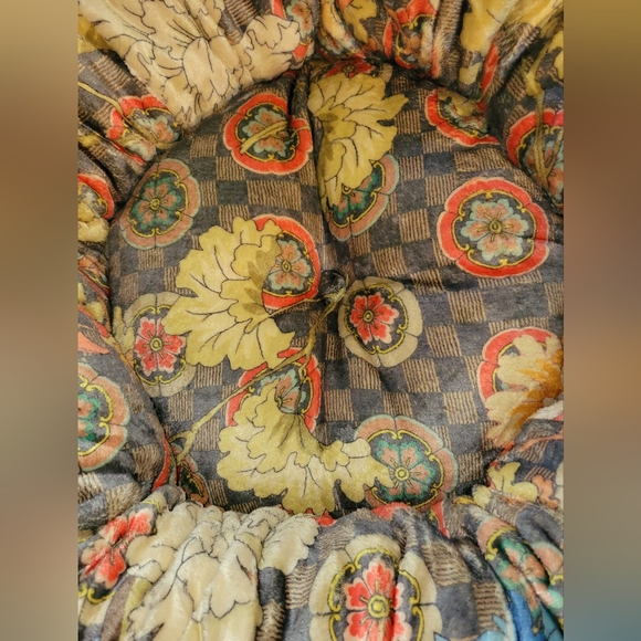 Last 1 Johnny Was Taylor Mandala Reversible Dog Bed, Orange, S, NWT, 24" D, Boho - Picture 3 of 16